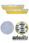 Buff and Shine 3KFWBW | 3" Uro-Wool Blue/White Cutting Pad - 2pk