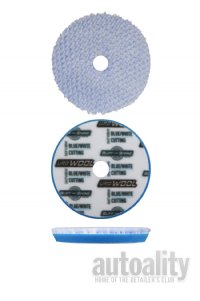 Buff and Shine 5KFWBW | 5" Uro-Wool Blue/White Cutting Pad