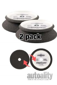 Buff and Shine 320EG | 3 Inch EdgeGuard Black Final Finishing Foam Pad - 2pk