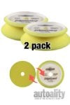 Buff and Shine 334EG | 3 Inch EdgeGuard Yellow Polishing Foam Pad - 2pk