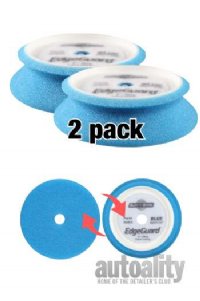 Buff and Shine 354EG | 3 Inch EdgeGuard Coarse Blue Heavy Cut Foam Pad - 2pk