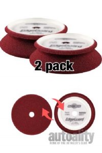 Buff and Shine 372EG | 3 Inch EdgeGuard Maroon Medium Cut Foam Pad - 2pk