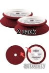 Buff and Shine 372EG | 3 Inch EdgeGuard Maroon Medium Cut Foam Pad - 2pk