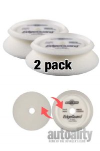 Buff and Shine 392EG | 3 Inch EdgeGuard White Finishing Foam Pad - 2pk