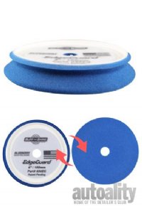 Buff and Shine 656EG | 6 Inch EdgeGuard Blueberry Heavy Polishing Foam Pad