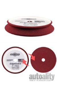 Buff and Shine 672EG | 6 Inch EdgeGuard Maroon Medium Cut Foam Pad