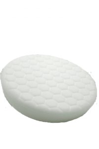 Buff and Shine 691RH | 7.5" White Heavy Polishing Hex Face Foam Pad