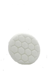 Buff and Shine 491RH | 4" White Heavy Polishing Hex Face Foam Pad