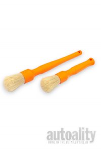 Detail Factory Boars Hair Detailing Brushes - Orange | 2-pk