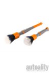 Detail Factory Ultra Soft TriGrip Synthetic Detail Brushes - Solar Flare | 2-pk