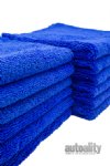 Edgeless 400GSM Microfiber Towel | Blue | 16" x 16" | 216-pk