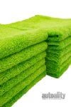 Edgeless 400GSM Microfiber Towel | Green | 16" x 16" | 216-pk