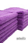 Edgeless 400GSM Microfiber Towel | Purple | 16" x 16" | 216-pk