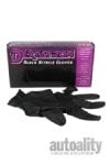 Dextatron Black Nitrile Gloves | Large - 100/box