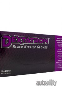 Dextatron Black Nitrile Gloves | Large - 100/box