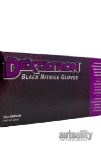 Dextatron Black Nitrile Gloves | Medium - 100/box