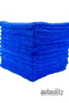Edgeless 400GSM Microfiber Towel | Blue | 16" x 16" | 12-pk