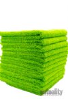 Edgeless 400GSM Microfiber Towel | Green | 16" x 16" | 12-pk