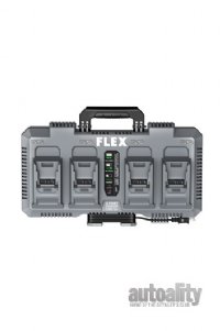 FLEX 24V - 1120W 4-Port Simultaneous Rapid Charger and 4 Battery Combo