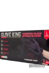 Glove King Black Nitrile Gloves | Large - 100/box