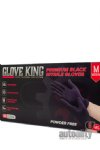 Glove King Black Nitrile Gloves | Medium - 100/box