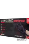 Glove King Black Nitrile Gloves | X-Large - 100/box