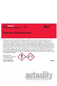 Koch Chemie Rrr Reactive Rust Remover Bottle Label