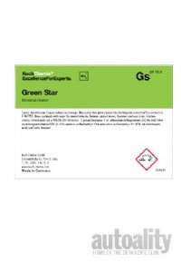 Koch Chemie Gs Green Star Bottle Label