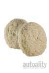 Lake Country Twisted Wool Double Sided Natural Wool Cutting Pad - 8" x 1.5"