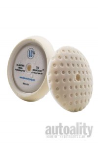 Lake Country CCS Curved Edge Rotary White Polishing Foam Pad - 7.5"