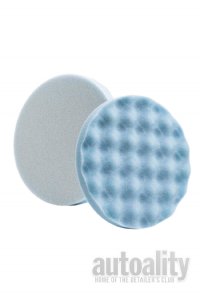 Lake Country Waffle Pro Rotary Blue Finessing Foam Pad - 8" | 2-pk
