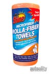 Magna Shine Rolla-Fiber Towels - Orange - 12" x 12" - 50/Roll