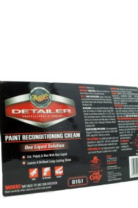Meguiar's D151 Paint Reconditioning Cream Secondary Label