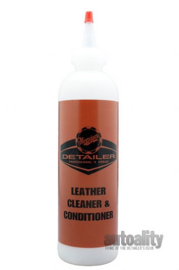 Meguiar's D180 Leather Cleaner and Conditioner Secondary Bottle, 12 oz.