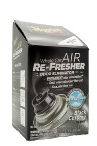 Meguiar's G1813 Air Re-Fresher Odor Eliminator - Black Chrome
