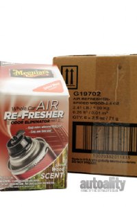 Meguiar's G197 Air Re-Fresher Odor Eliminator - Spiced Wood | Case of 6