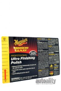 Meguiar's M205 Mirror Glaze Ultra-Finishing Polish Secondary Label