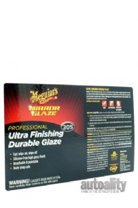 Meguiar's M305 Mirror Glaze Ultra Finishing Durable Glaze Secondary Label