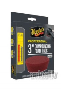 Meguiar's Professional Foam Compounding Pad - 3 Inch | 3pk