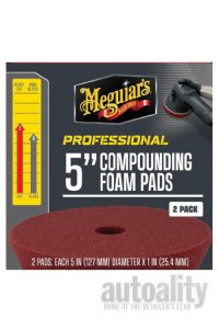 Meguiar's Professional Foam Compounding Pad - 5 Inch | 2pk