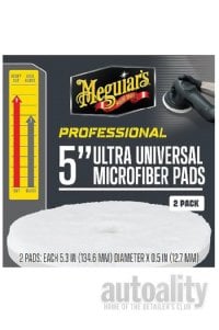 Meguiar's Ultra Universal Microfiber Pad - 5 Inch | 2pk