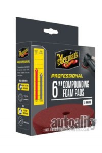 Meguiar's Professional Foam Compounding Pad - 6 Inch | 2pk