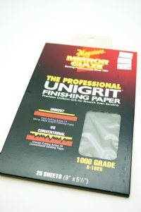 Meguiar's Unigrit Finishing Sand Paper - 1000 Grit | 25 Sheets