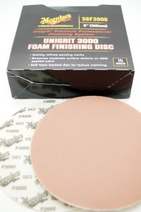 Meguiar's Unigrit 6 Inch Foam Finishing Discs - 3000 Grit | 15 Discs