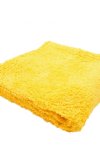 Fluffy Pile 450GSM Edgeless Microfiber Towel - Gold, 16" x 16"