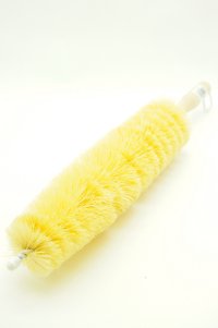 Wheel Spoke Brush with Coated Wire - 17 Inch