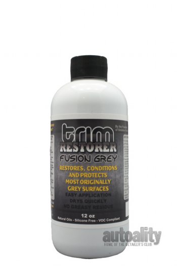 Solution Finish Fusion Grey Plastic & Vinyl Restorer, 12 oz.